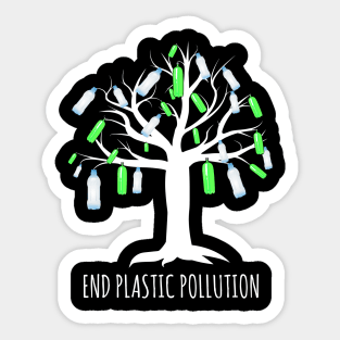 End Plastic Pollution Sticker